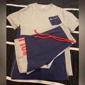 Men Champion Fleece set Reverse Weave sz Xl